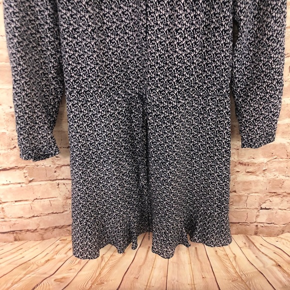 Rebecca Taylor Static Print Silk Dress - Picture 4 of 8